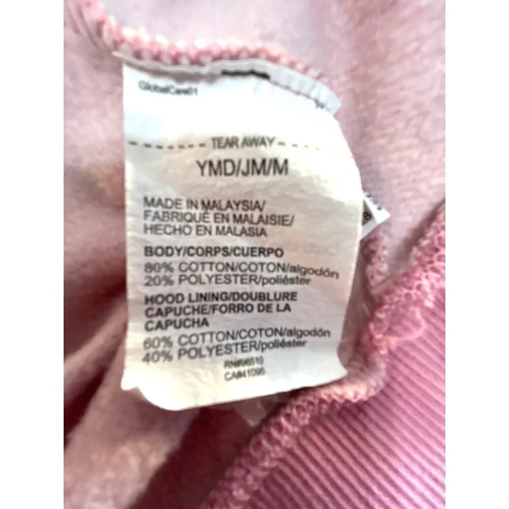 Underarmour Girls Hooded Jogging Suit Pink Size M